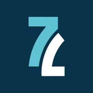 7 Laux Ski Resort logo design